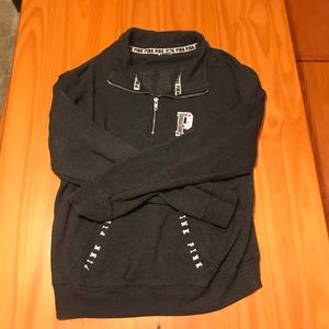 VS PINK bling half zip